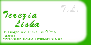 terezia liska business card